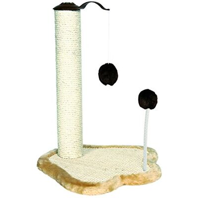 TRIXIE 4295 sztyft do drapania z zabawkami 50 cm beżowy/brązowy TRIXIE 4295 sztyft do drapania z zabawkami 50 cm beżowy/brązowy
