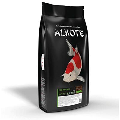 AL-KO-TE , Karma na 3 pory roku dla małych ryb koi i ryb ozdobnych, od wiosny do jesieni, pływające granulki, 3 mm, główna karma Conpro Mix, 9 kg AL-KO-TE , Karma na 3 pory roku dla małych ryb koi i ryb ozdobnych, od wiosny do jesieni, pływające granulki, 3 mm, główna karma Conpro Mix, 9 kg