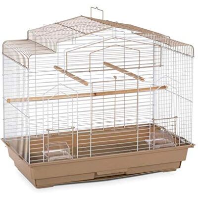 PREVUE PET PRODUCTS Klatka dla ptaków, w stylu stodoły, brązowa/biała PREVUE PET PRODUCTS Klatka dla ptaków, w stylu stodoły, brązowa/biała