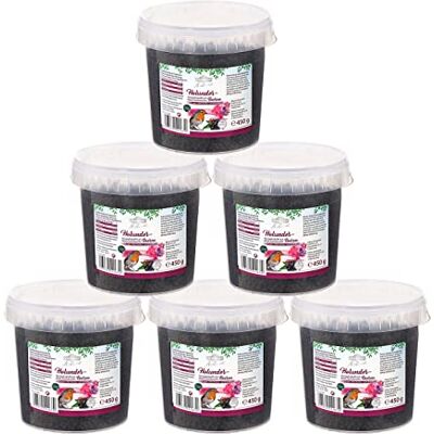 Dehner Premium Natura karma dla dzikich ptaków, czarny bez, 6 x 450 g (2,7 kg) Dehner Premium Natura karma dla dzikich ptaków, czarny bez, 6 x 450 g (2,7 kg)