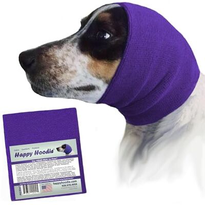 ZONI PETS Bluza z kapturem Happy Purple Dog Grooming Hood, zmniejsza stres i niepokój dwa rozmiary! ZONI PETS Bluza z kapturem Happy Purple Dog Grooming Hood, zmniejsza stres i niepokój dwa rozmiary!