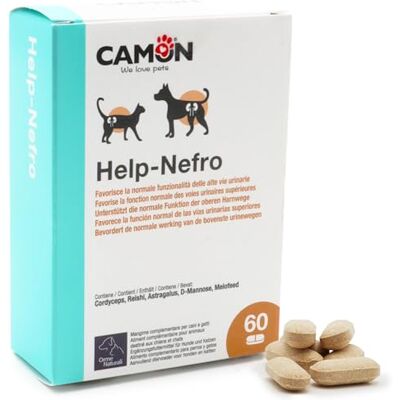 Camon DogCat Naturalne Zioła Help-NeFro - 60 Tabletek - Suplement diety Camon DogCat Naturalne Zioła Help-NeFro - 60 Tabletek - Suplement diety