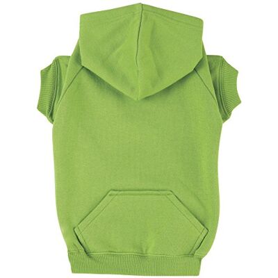 Zack & Zoey Basic Bluza z kapturem dla psów, rozmiar M, 40 cm, zielona papuga Zack & Zoey Basic Bluza z kapturem dla psów, rozmiar M, 40 cm, zielona papuga