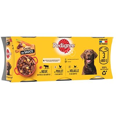 Pedigree Dorosły jedzenie dla psów - Wysokiej jakości białka - Wyprodukowano we Francji Pedigree Dorosły jedzenie dla psów - Wysokiej jakości białka - Wyprodukowano we Francji