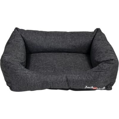 JACK AND VANILLA Sofa dla psów wodoodporna – wodoszczelny kosz, trwała i wygodna dla małych i dużych psów – łatwa do prania – kolor czarny, M, 80 x 60 x 25 cm JACK AND VANILLA Sofa dla psów wodoodporna – wodoszczelny kosz, trwała i wygodna dla małych i dużych psów – łatwa do prania – kolor czarny, M, 80 x 60 x 25 cm