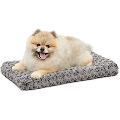 MidWest Homes for Pets Ombré Pluszowe legowisko dla zwierząt domowych, długie legowisko dla zwierząt domowych o długości 55,88 cm (55,88 cm), dla ras zabawkowych psów/kotów, szare, model 40622-SGB MidWest Homes for Pets Ombré Pluszowe legowisko dla zwierząt domowych, długie legowisko dla zwierząt domowych o długości 55,88 cm (55,88 cm), dla ras zabawkowych psów/kotów, szare, model 40622-SGB