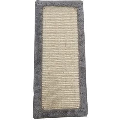 Dehner Deska do drapania dla kota Border, elastyczna, ok. 50 x 22 cm, sizalowa, beżowa/szara Dehner Deska do drapania dla kota Border, elastyczna, ok. 50 x 22 cm, sizalowa, beżowa/szara