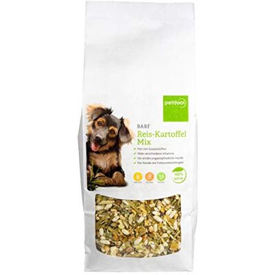 petifool BARF mieszanka ziemniaków ryżowych dla psów 600 g – płatki jako karma uzupełniająca BARF – produkt naturalny bez sztucznych dodatków – dodatek barf – barf dla psów petifool BARF mieszanka ziemniaków ryżowych dla psów 600 g – płatki jako karma uzupełniająca BARF – produkt naturalny bez sztucznych dodatków – dodatek barf – barf dla psów
