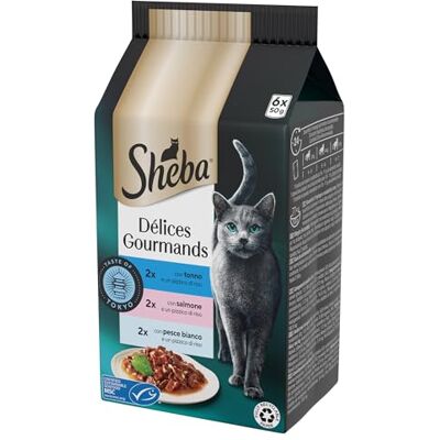 Sheba Del Gourmands Taste of Tokyo mokra karma 6 x 50 g Sheba Del Gourmands Taste of Tokyo mokra karma 6 x 50 g