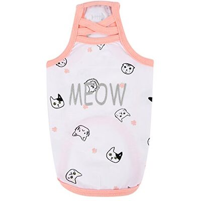 CATSPIA CASA-TS9405-OW-L koszulka dla zwierząt domowych Mimi duża CATSPIA CASA-TS9405-OW-L koszulka dla zwierząt domowych Mimi duża