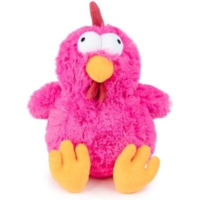 Best Pet Supplies Mrs. Cluck Interaktywna piszcząca pluszowa zabawka dla małych i średnich ras szczeniąt lub psów Mrs. Cluck (fuksja) Best Pet Supplies Mrs. Cluck Interaktywna piszcząca pluszowa zabawka dla małych i średnich ras szczeniąt lub psów Mrs. Cluck (fuksja)