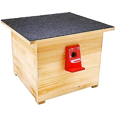 Dehner Natura budka lęgowa Hummel ok. 38 x 34 x 28 cm, drewno jodłowe, naturalne Dehner Natura budka lęgowa Hummel ok. 38 x 34 x 28 cm, drewno jodłowe, naturalne
