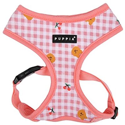 Puppia Wiosenna i letnia modna uprząż dla psa, indyjski różowy_Baba, M Puppia Wiosenna i letnia modna uprząż dla psa, indyjski różowy_Baba, M