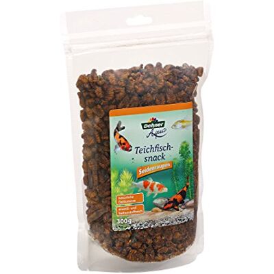 Dehner Aqua karma dla ryb stawowych, gąsienice, 300 g Dehner Aqua karma dla ryb stawowych, gąsienice, 300 g