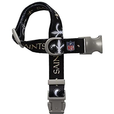 Little Earth Productions Littlearth NFL New Orleans Saints NFL Obroża dla zwierząt domowych, trwała obroża z metalu, trwała obroża dla zwierząt domowych, kolor drużyny rozmiar L Little Earth Productions Littlearth NFL New Orleans Saints NFL Obroża dla zwierząt domowych, trwała obroża z metalu, trwała obroża dla zwierząt domowych, kolor drużyny rozmiar L