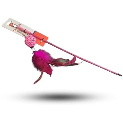 Piumer Zabawka dla kota z piórem i dzwoneczkiem, interaktywna Tumbler Cat Toys Active Toy Piumer Zabawka dla kota z piórem i dzwoneczkiem, interaktywna Tumbler Cat Toys Active Toy