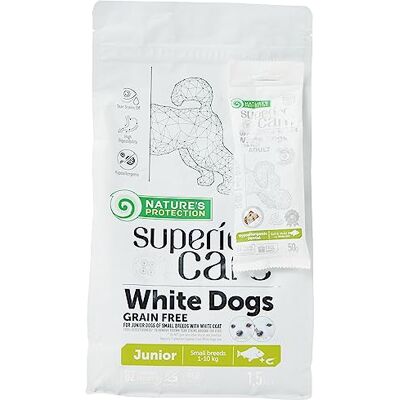 UAB AKVATERA Przekąski dla psów Pies ochrony przyrody 1.5kg Top Pielęgnacja Biały Junior Dog Mały + Przekąska stomatologiczna 50G UAB AKVATERA Przekąski dla psów Pies ochrony przyrody 1.5kg Top Pielęgnacja Biały Junior Dog Mały + Przekąska stomatologiczna 50G