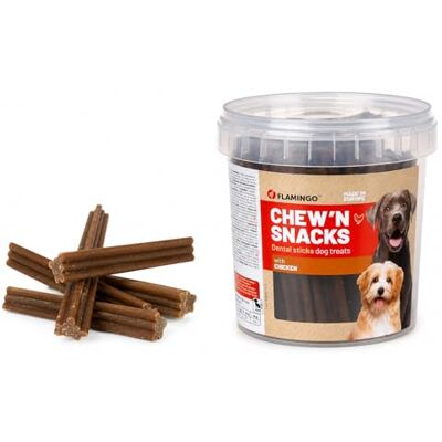 Flamingo CHEW'N SNACK DENTAL STICKS 700GR Flamingo CHEW'N SNACK DENTAL STICKS 700GR