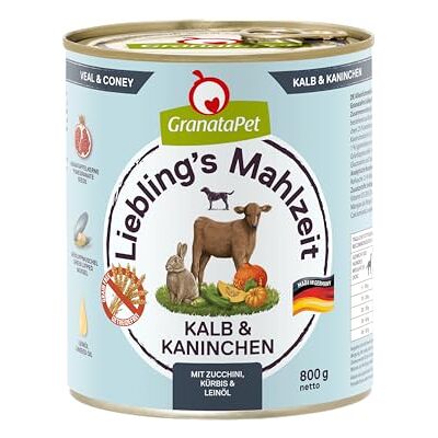 GranataPet Wołowina i Królik - Bezglutenowe mokre jedzenie dla psów - Dog Food GranataPet Wołowina i Królik - Bezglutenowe mokre jedzenie dla psów - Dog Food