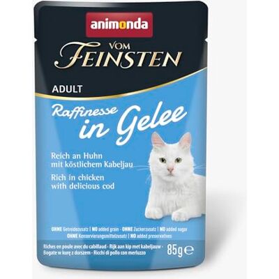 Animonda Adult wyrafinowane galaretki bogate w kurczaka z dorszem 24 x 85 g Animonda Adult wyrafinowane galaretki bogate w kurczaka z dorszem 24 x 85 g