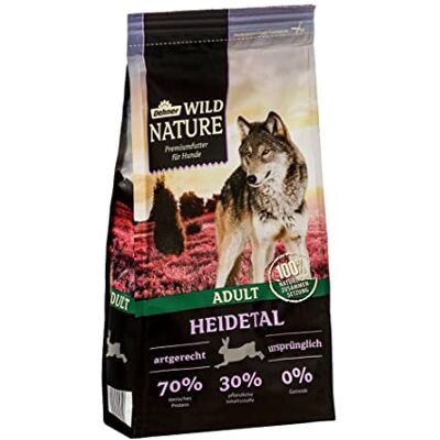 Dehner Wild Nature Heidetal sucha karma bez zbóż, bez cukru, dla dorosłych psów, królików, 4 kg Dehner Wild Nature Heidetal sucha karma bez zbóż, bez cukru, dla dorosłych psów, królików, 4 kg