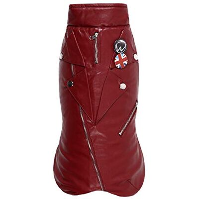 Wouapy 728232 płaszcz dla psa, rozmiar 32, czerwony Wouapy 728232 płaszcz dla psa, rozmiar 32, czerwony