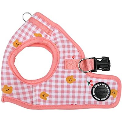 Puppia Wiosenna i letnia moda step-in kamizelka uprząż dla psa, indyjski róż_Baba, L Puppia Wiosenna i letnia moda step-in kamizelka uprząż dla psa, indyjski róż_Baba, L
