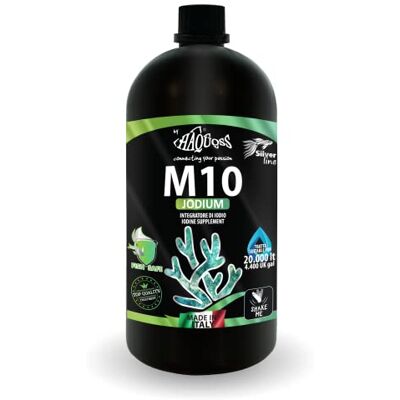 Haquoss M10 jodium, koncentrat jodu do zbiorników raflowych, 1000 ml Haquoss M10 jodium, koncentrat jodu do zbiorników raflowych, 1000 ml