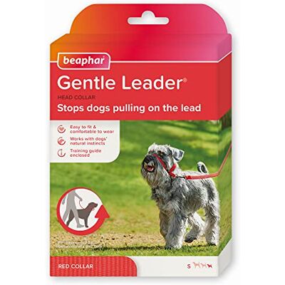 Beaphar Gentle Leader Obroża dla Psa, Czerwony Beaphar Gentle Leader Obroża dla Psa, Czerwony