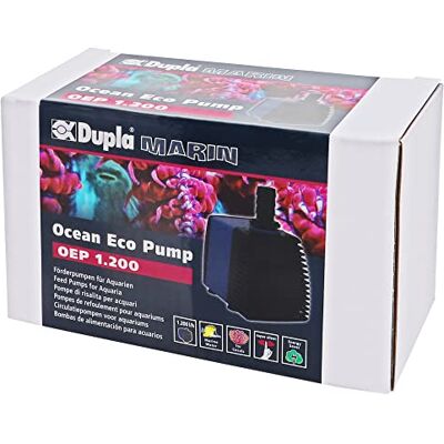 Pompa Eco Ocean Dupla - Pompa wodna - Regulowana prędkość przepływu - Do akwariów słodkowodnych i morskich Pompa Eco Ocean Dupla - Pompa wodna - Regulowana prędkość przepływu - Do akwariów słodkowodnych i morskich
