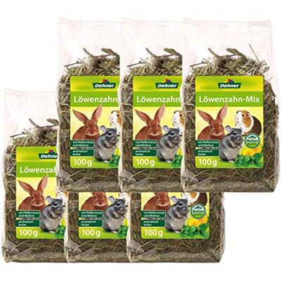 Dehner Mieszanka dmuchawca do gryzoni, 6 x 100 g (600 g) Dehner Mieszanka dmuchawca do gryzoni, 6 x 100 g (600 g)