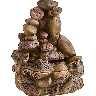 Exo Terra Naturalny wodospad, o wyglądzie kamienia żwirowego, w zestawie pompa, źródło wody dla gadów i płazów, mały Exo Terra Naturalny wodospad, o wyglądzie kamienia żwirowego, w zestawie pompa, źródło wody dla gadów i płazów, mały