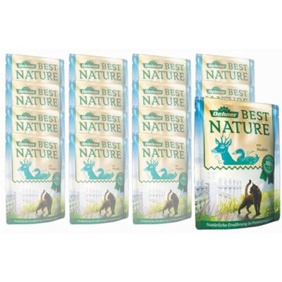 Dehner Best Nature pokarm dla kota dzika i kaczka z makaronem w torbie 16 x 85 g (1,36 kg) Dehner Best Nature pokarm dla kota dzika i kaczka z makaronem w torbie 16 x 85 g (1,36 kg)