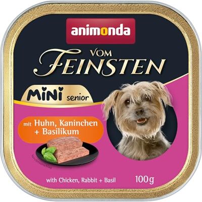 Animonda Senior Mini z kurczakiem + królikiem i bazylią 32 x 100 g Animonda Senior Mini z kurczakiem + królikiem i bazylią 32 x 100 g