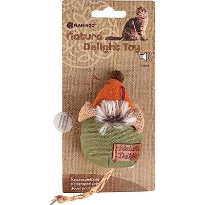 Flamingo F Zabawka Kot Natura Delight Mysz+Dźwięk Mix 16CM Flamingo F Zabawka Kot Natura Delight Mysz+Dźwięk Mix 16CM