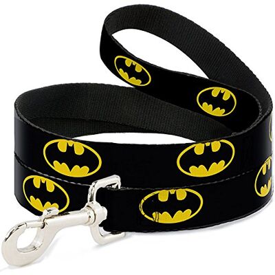 Buckle-Down Buckle Down Dl-6ft-wbm001-w czarny/żółty Batman Pet Leash, 6 stóp długiego-1,5" szeroki Buckle-Down Buckle Down Dl-6ft-wbm001-w czarny/żółty Batman Pet Leash, 6 stóp długiego-1,5" szeroki