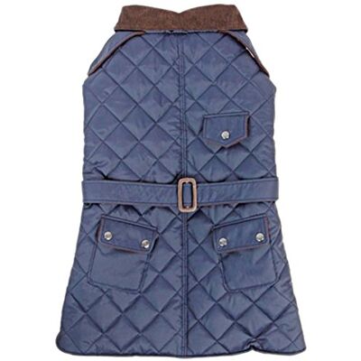 Puppia Płaszcz dla psa dojeżdżającego, XXXL, 45 cm, granatowy Puppia Płaszcz dla psa dojeżdżającego, XXXL, 45 cm, granatowy