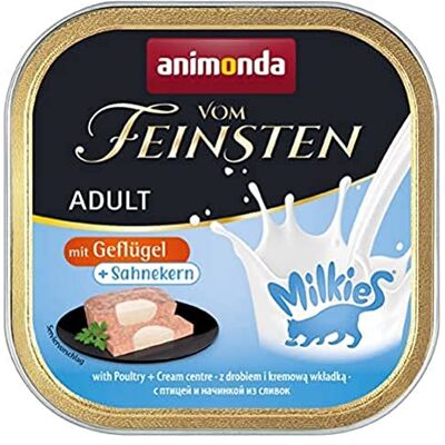 Animonda Dorosły + rdzeń mleczny karma dla kotów, mokra karma dla dorosłych kotów, opakowanie 32 szt. (32 x 100 kg) Animonda Dorosły + rdzeń mleczny karma dla kotów, mokra karma dla dorosłych kotów, opakowanie 32 szt. (32 x 100 kg)