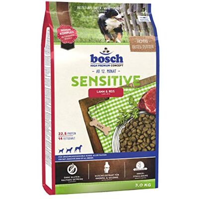 Bosch HPC Sensitive jagnięcina i ryż, karma dla psów wrażliwych na odżywianie wszystkich ras, 4 x 3 kg Bosch HPC Sensitive jagnięcina i ryż, karma dla psów wrażliwych na odżywianie wszystkich ras, 4 x 3 kg