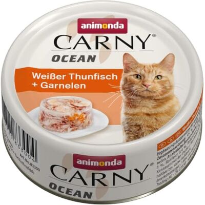 Animonda Ocean Karma dla Kotów, Biały Tuńczyk/Krewetki, 12 x 80 g Animonda Ocean Karma dla Kotów, Biały Tuńczyk/Krewetki, 12 x 80 g