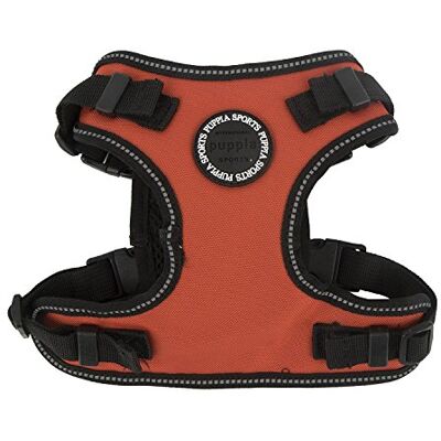 Puppia PLRA-HF9323 Trek Safety Uprząż F, XL, pomarańczowy Puppia PLRA-HF9323 Trek Safety Uprząż F, XL, pomarańczowy