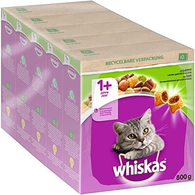 Sucha karma dla kotów dorosłych jagnięcina 5 x 800 g - Karma dla kotów Sucha karma dla kotów dorosłych jagnięcina 5 x 800 g - Karma dla kotów