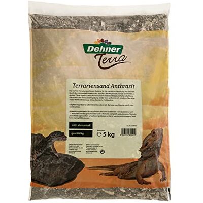 Dehner Terra piasek terrariowy z gliną, na gady, 5 kg, szary Dehner Terra piasek terrariowy z gliną, na gady, 5 kg, szary
