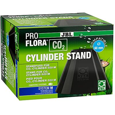 JBL Stojak na cylindry CO2 500 g, bezpieczny stojak z tworzywa sztucznego, do butelek o średnicy do 60 mm JBL Stojak na cylindry CO2 500 g, bezpieczny stojak z tworzywa sztucznego, do butelek o średnicy do 60 mm