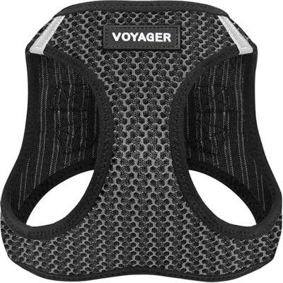 Best Pet Supplies Voyager Step-in Air uprząż dla psa – uprząż dla psów na każdą pogodę, dla małych i średnich psów, dla małych i średnich psów, szara (2 tony), rozmiar S Best Pet Supplies Voyager Step-in Air uprząż dla psa – uprząż dla psów na każdą pogodę, dla małych i średnich psów, dla małych i średnich psów, szara (2 tony), rozmiar S