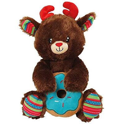 Nobby Xmas 65600 pluszowy łoś z donutem 32 cm Nobby Xmas 65600 pluszowy łoś z donutem 32 cm