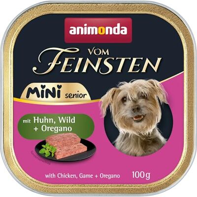 Animonda Senior Mini z kurczakiem + dziczyzną i oregano 32 x 100 g Animonda Senior Mini z kurczakiem + dziczyzną i oregano 32 x 100 g