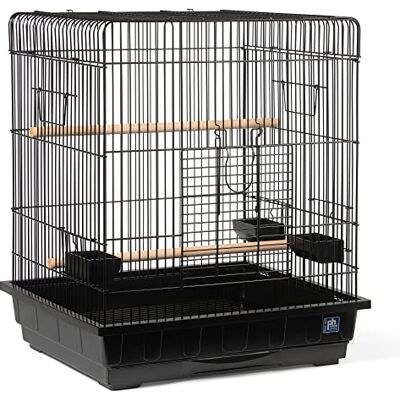 PREVUE PET PRODUCTS Kwadratowa klatka dla papug, czarna PREVUE PET PRODUCTS Kwadratowa klatka dla papug, czarna