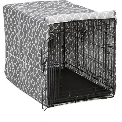 MidWest Homes for Pets CVR-30 pokrowiec na pudełko dla psów, materiał z ochroną teflonową, ochrona przed wzrokiem do boksów dla psów o długości 76 cm od MidWest i New World, można prać w pralce i MidWest Homes for Pets CVR-30 pokrowiec na pudełko dla psów, materiał z ochroną teflonową, ochrona przed wzrokiem do boksów dla psów o długości 76 cm od MidWest i New World, można prać w pralce i