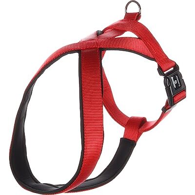 Flamingo Uprząż Cross Abbi Red M 58-70CM 25MM Flamingo Uprząż Cross Abbi Red M 58-70CM 25MM
